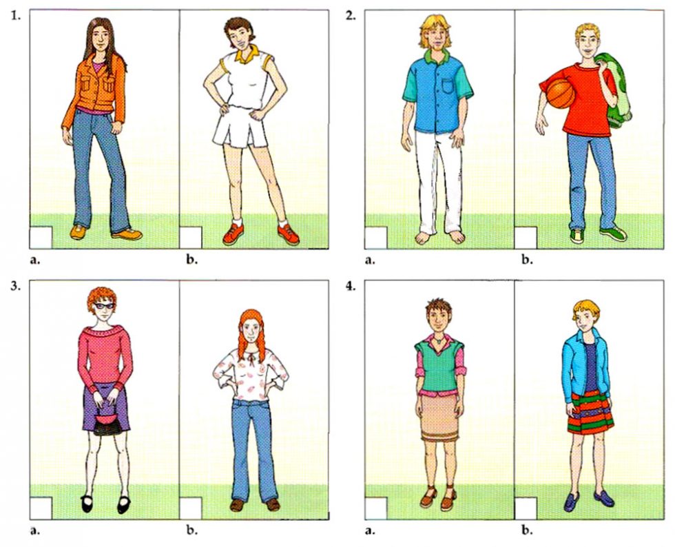 Listening Exercises A1 - Describing People - English Practice Online