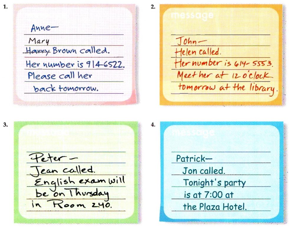 Listening Exercises A1 Using the Telephone English Practice Online