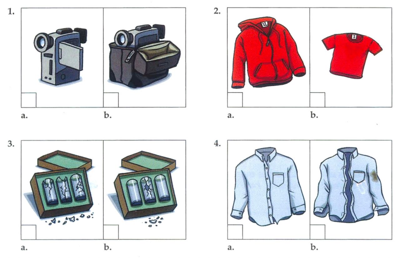 Listening Exercises A2 Shopping Problems English Practice Online 