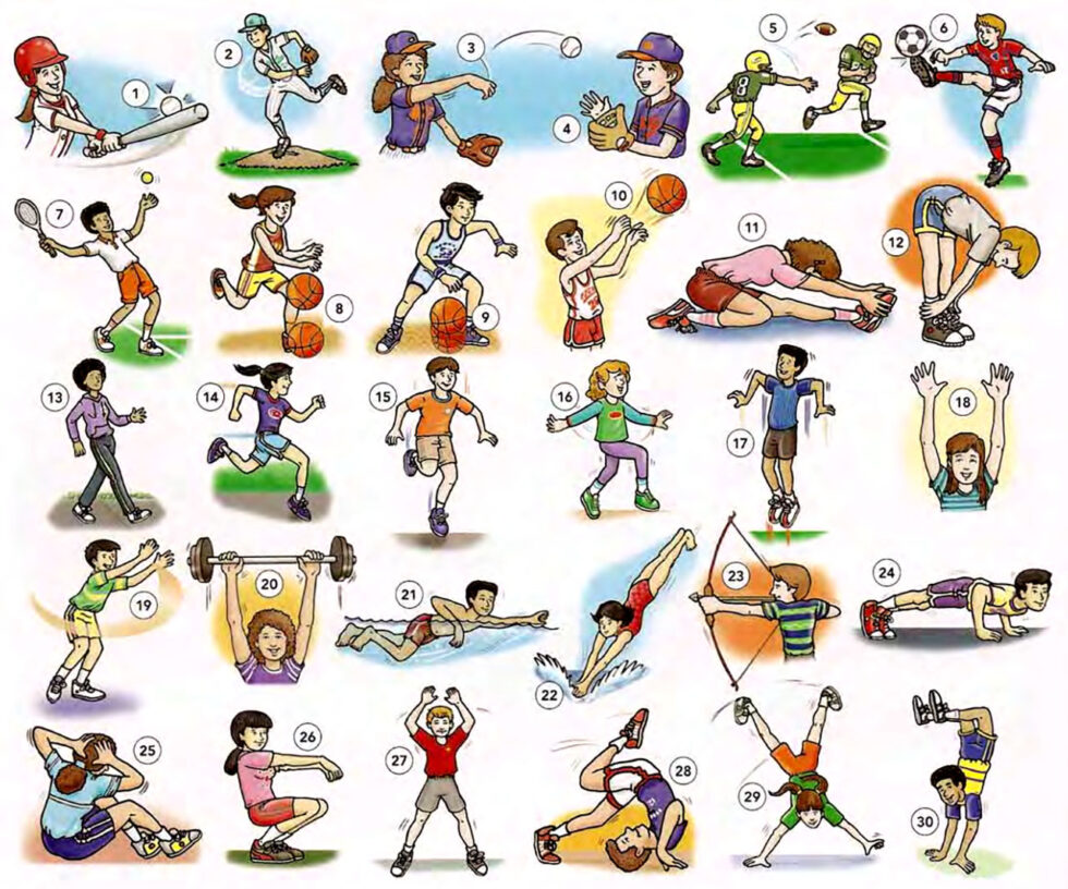 learn-vocabulary-through-pictures-sport-and-exercise-actions