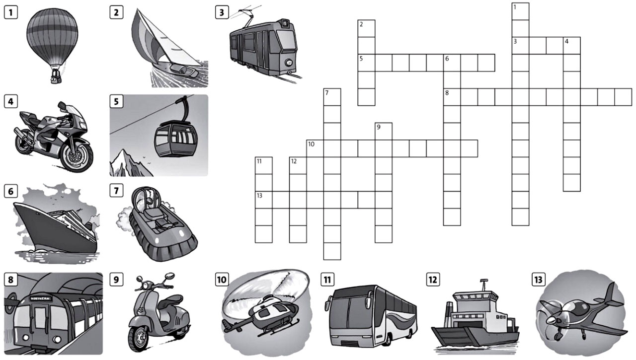 english vocabulary transport and travel